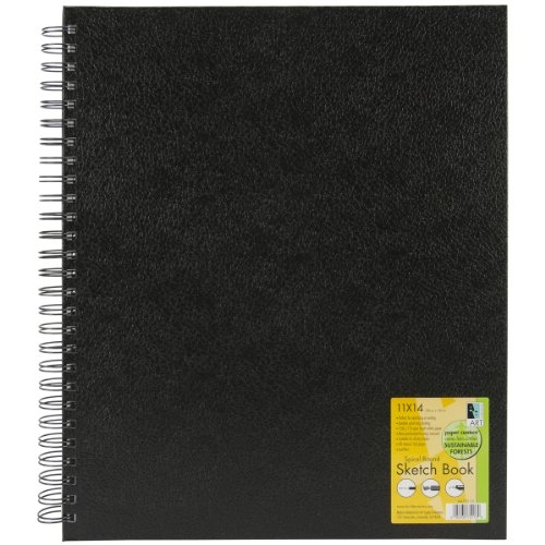 HARDBOUND SKETCHBOOK AA WIRE PERFORATED 11x14 AA75113
